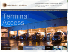 Tablet Screenshot of buckeyeenergyservices.com